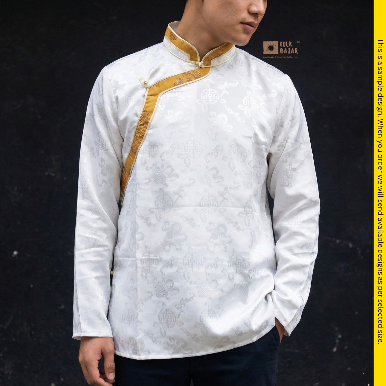 White Khenja Shirt
